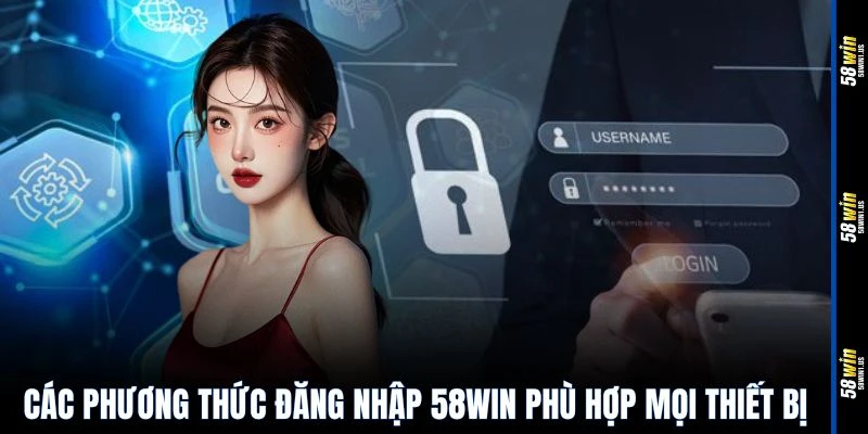 Các phương thức đăng nhập 58WIN phù hợp mọi thiết bị