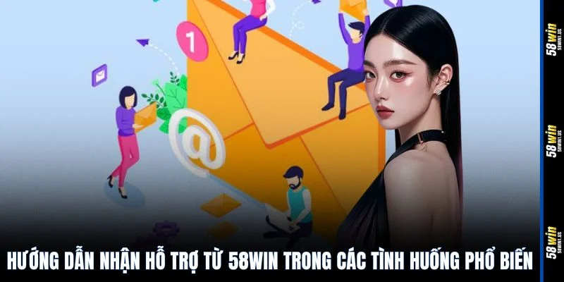 Hướng dẫn nhận hỗ trợ từ 58WIN trong các tình huống phổ biến