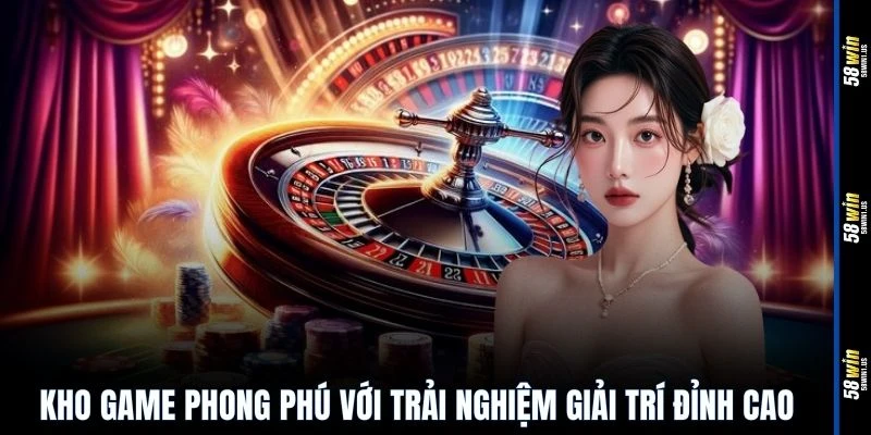 Kho game phong phú với trải nghiệm giải trí đỉnh cao